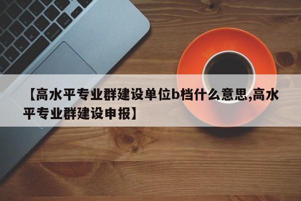 【高水平专业群建设单位b档什么意思,高水平专业群建设申报】